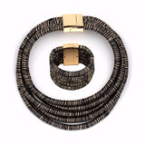 Kardashian Style Chic Choker And Bracelet Collection