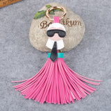 Cute Karlito Leather Bag Charm - 10 Colors Available!