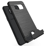 Protective Rubber Body Case With Secret Card Storage For Galaxy S7 and S8