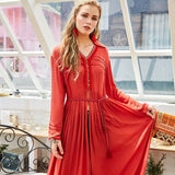 Boho Patchwork Summer Dress