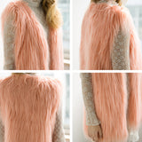 Kardashian Style Fur Overcoat