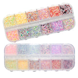 Nail Decor #1 - 12 Color Per Set | Abstract Flowers Inspired Set