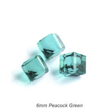 3D Rhinestone Cube Charms | 10 Pieces Per Set