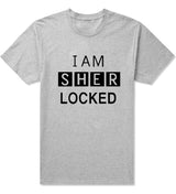Novelty I AM SHERLOCKED Cotton Shirts
